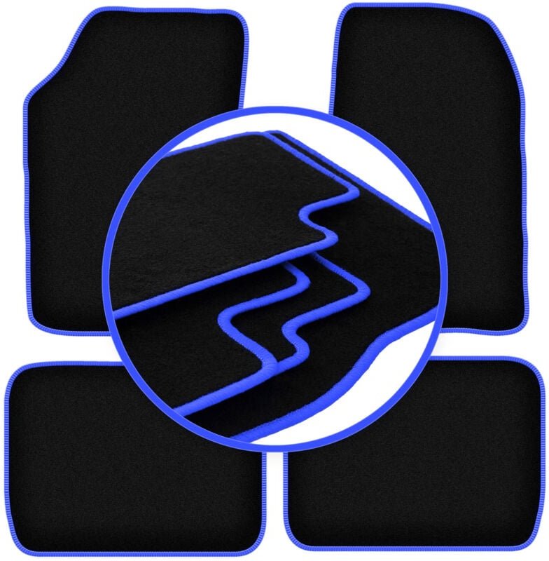 CARLUX-BLUE Autofußmatten für: Saab 900 I 0 (1978-1993)