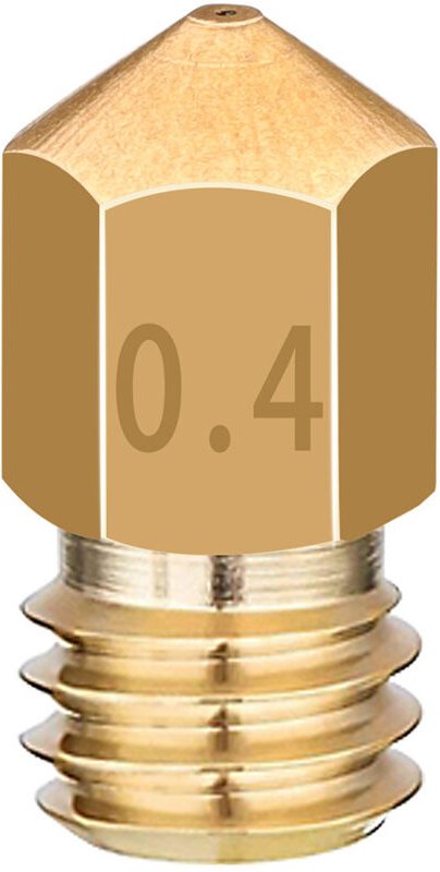 25 Stück 3D-Druckerdüsen, Extruder-Druckkopf für Makerbot Creality CR-10, Ender 3 und Ender 5 (0,4 mm)