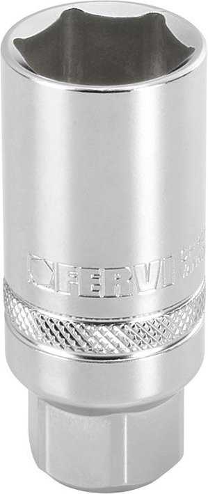 Lange Zundkerzennuss 18 mm 3/8 Fervi bn4c4l018a