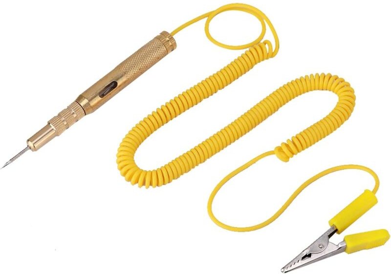 Ersandy - Stromkreisprüfstift, Auto-Relaistester, Auto-Fahrzeug-Stromkreistester, dc 6 v, 12 v, 24 v, Glühbirnen-Spannun...