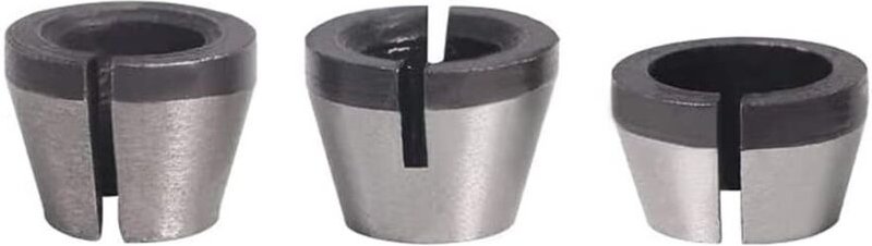 Sollbry - Stück Spannzangenfutter zu Graviermaschine, Spannzangenadapter, Spannzangenkopf-Adapter, Konverter für Oberfrä...