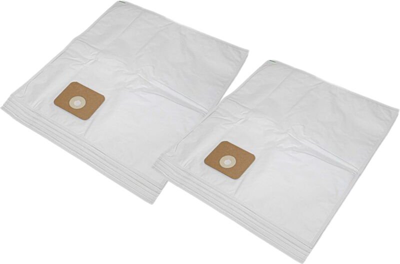 10x Staubsaugerbeutel kompatibel mit Nilfisk Multi ii 20 Staubsauger - Mikrovlies, 54,15cm x 49,5cm Weiß - Vhbw