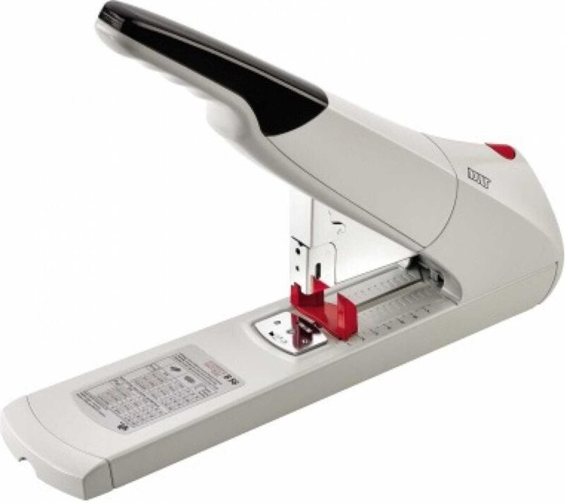 Thumbnail - Blockheftgerät b 56 23/8 23/24 fest/bypass 200 Bl. (80 g/m²) Metall/Kunststoff hellgrau/dunkelgrau