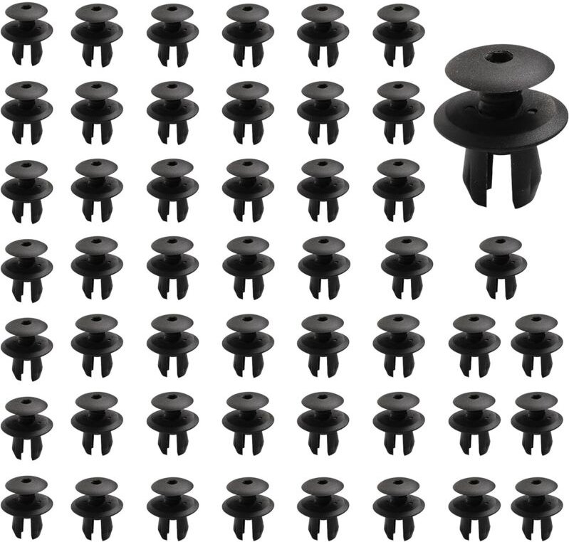 50 Stück Zierleisten-Clips, Auto-Befestigungsclips, Kunststoff-Nieten, Zierleisten-Ersatz, anwendbar für 701867299, komp...