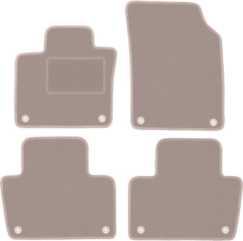 Beige Veloursmatten für: Volvo XC90 II SUV (2015-)