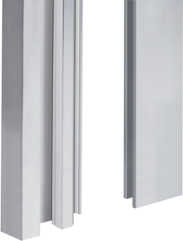 Ffnungssystem-Profilset, l 1000mm, b 42,5mm, Easys, 9082356, Aluminium - Hettich