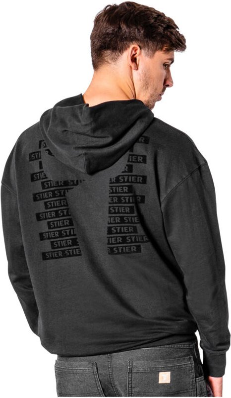 Hoodie m Black - Stier