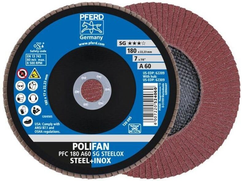 Polifanscheibe 180-22 a Korn 60 67706185 - Pferd