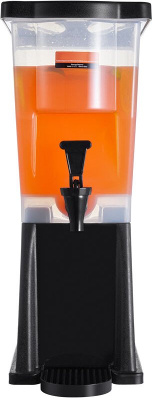 Getränkespender, 3 Gallonen, Partyeinsatz, Kunststoff, Ständer, Zapfendeckel, Saft, Tee, Wasser, Restaurants, Hotels - M...