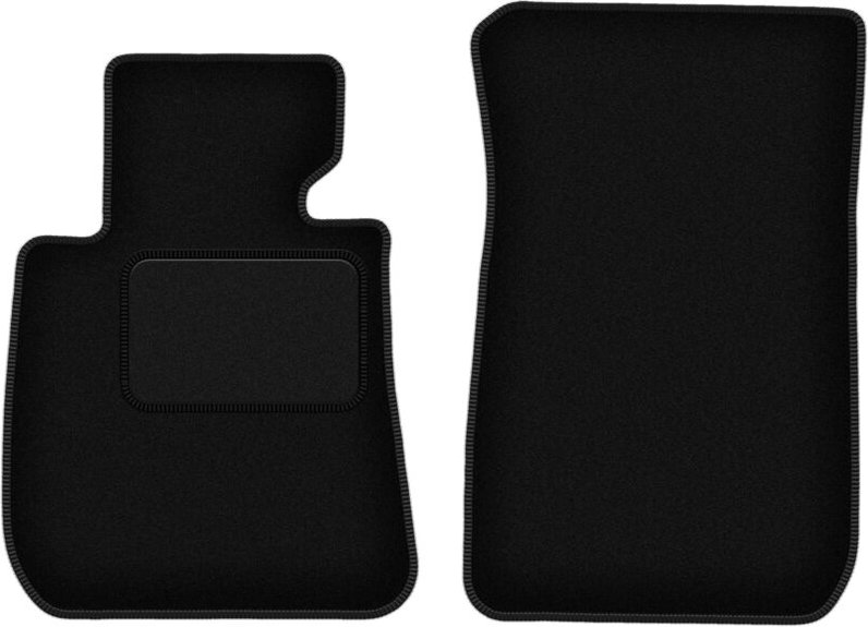 Vordere Matten schwarz für: BMW 3 E93 Cabrio (2004-2011)