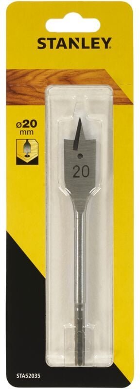Spatenbohrer mit Zentrierspitze und scharfen Kanten ø 20mm STANLEY STA52035-QZ