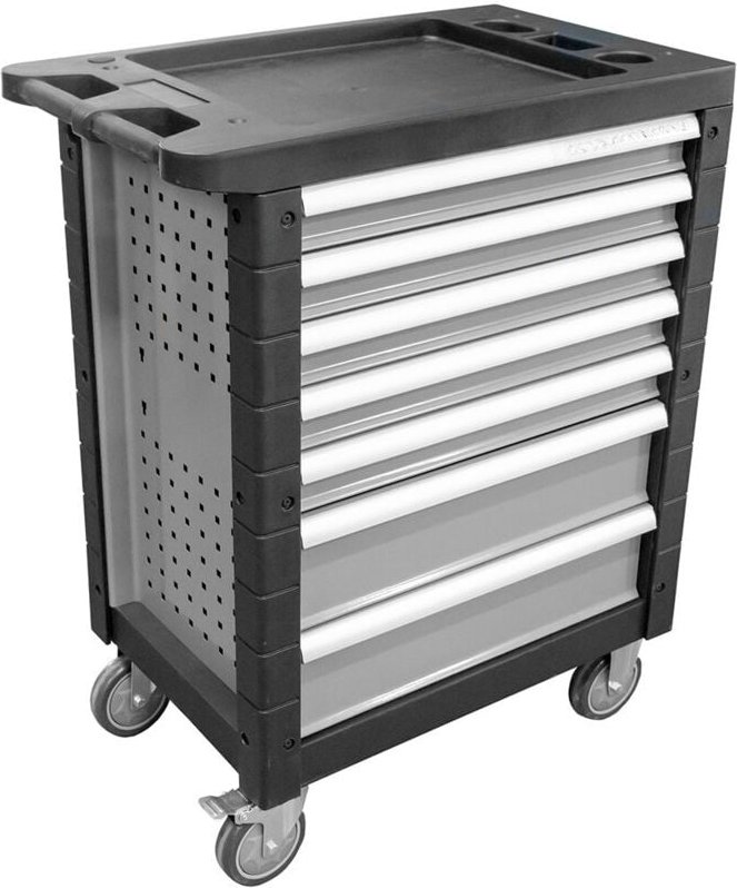 JBM43761 Werkzeugwagen mit 7 Schubladen grau - leer - anonym