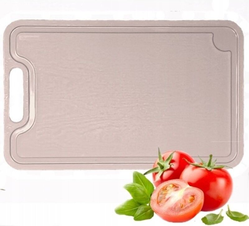 Küchenschneidebrett aus Kunststoff HELLBEIGE 25x16cm POLNISCHES PRODUKT ZERTIFIZIERT