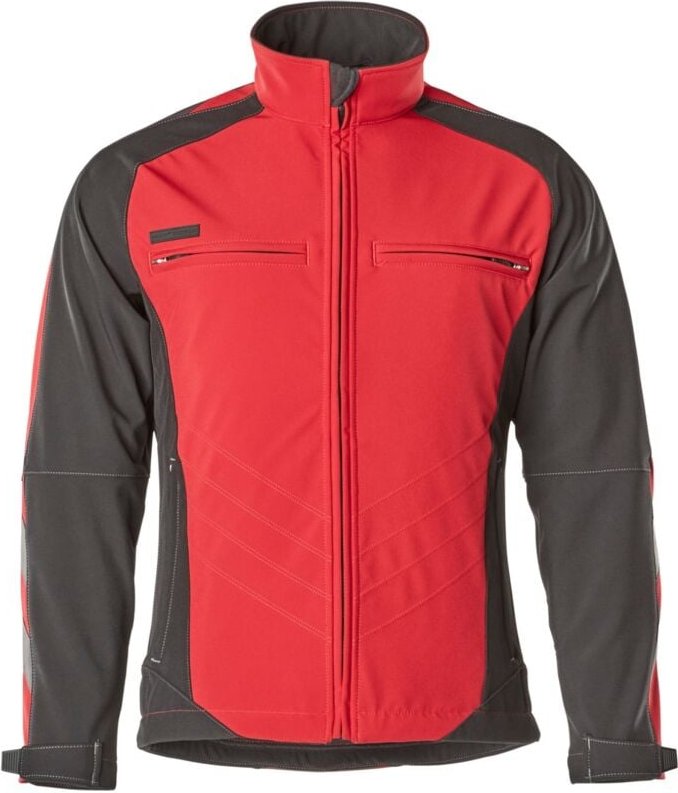 Softshell-Jacke unique Dresden 12002-149 Gr. xs rot/schwarz - Mascot