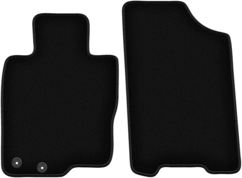 BASIC schwarze Veloursmatten für: Nissan Navara IV Pickup (2014-)
