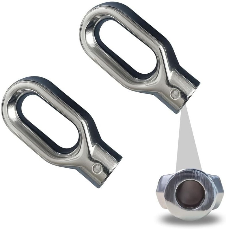 Windenausgangsring, manuelle Winde, Aluminiumlegierung, 2 Stück, hohe Festigkeit, einfach zu montieren, für Markisen (Ha...