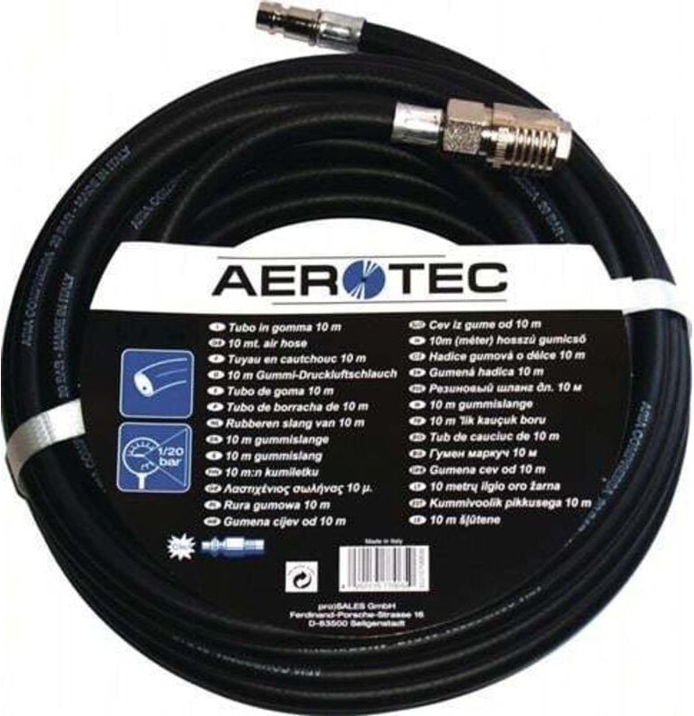 Druckluft-Schlauch 10 m 20 bar - Aerotec