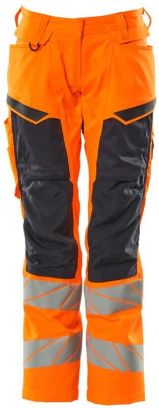 Damen-Bundhose 19578-236-14010 Gr. 76C44 hi-vis orange/schwarzblau - Mascot