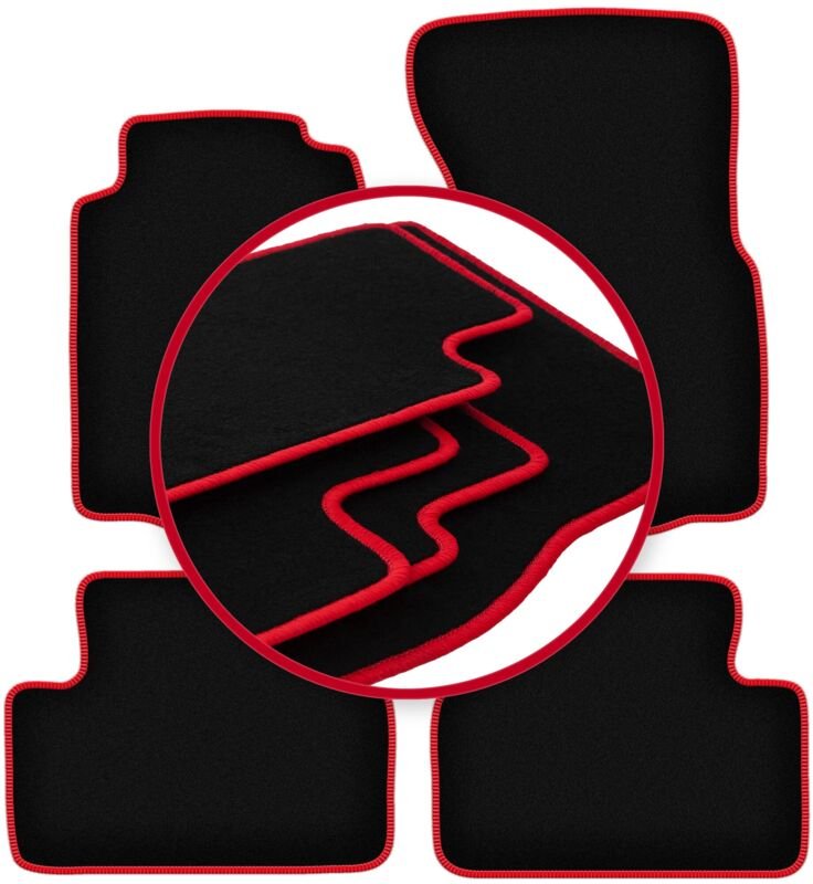 CARLUX-RED Auto-Fußmatten für: Volvo V90 I Kombi (1997-1998)