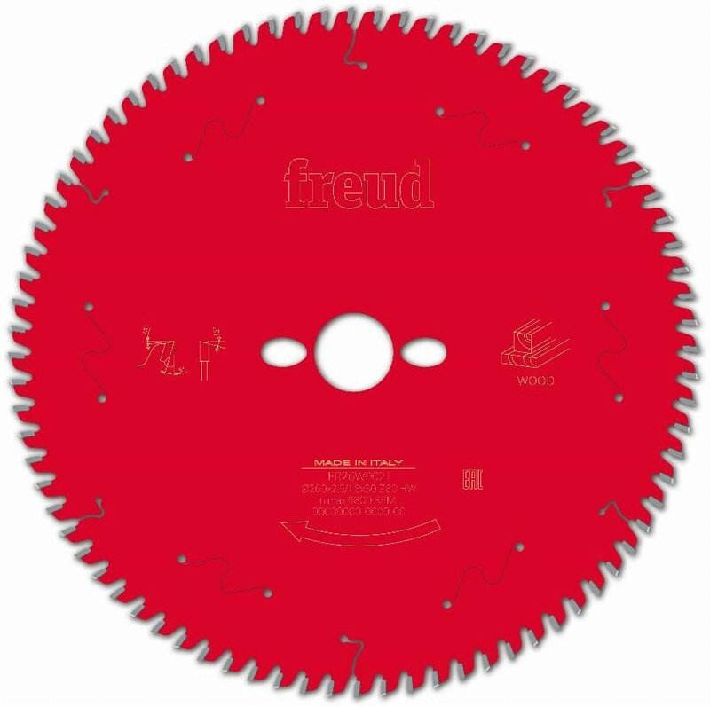 Freud - Sägeblatt für Handkreissäge Ø260 2,6/1,8 AL30 Z80 ba 5° - F03FS09783 -FR26W002T