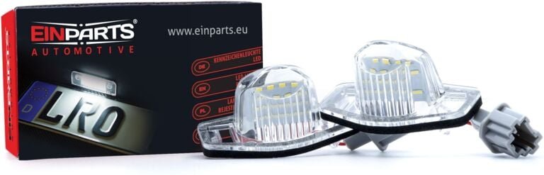 LED-Kennzeichenbeleuchtung, 6000 K, kaltweiß, 12 V, CANBUS, für Honda CR-V III, FR-V, Insight II FL 5D, 3D-Logo, Odyssey...