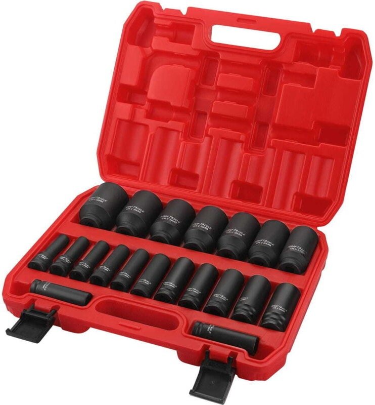 Kraftsteckschlüsselsatz 20-teilig 1/2" Sechskant KD11794