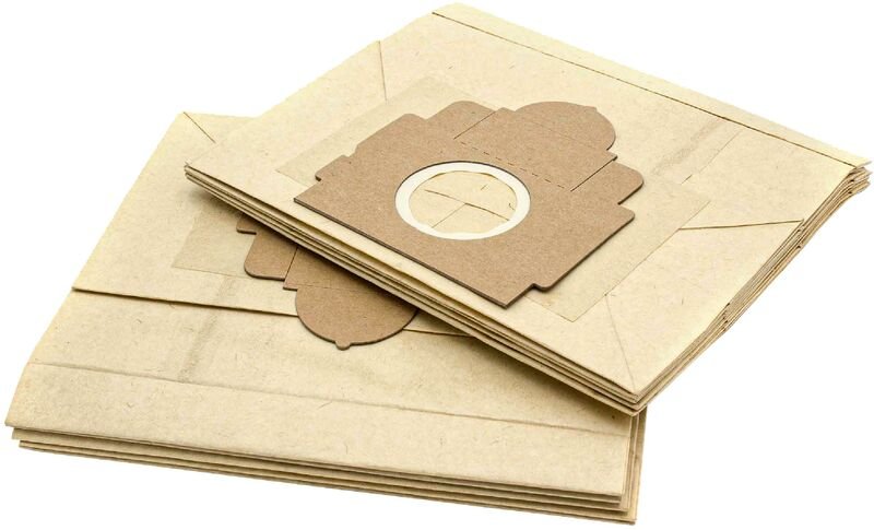 10x Staubsaugerbeutel kompatibel mit Moulinex l 65 / L65, Power Class av Staubsauger - Papier, 22,5cm x 20,5cm, Sandfarb...