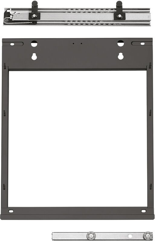 Unterschrankauszug Slim Typ 550, lh 610 mm, Stahlblech Anthrazit - Peka