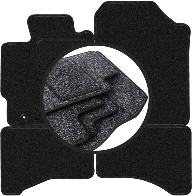 ANTHRA Autofußmatten für: Toyota Yaris III FL Fließheck (2017-2020)