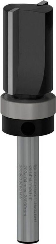 Pro Bündigfräser mit obenliegendem Führungskugellager ø 5/8" x l 1" Schaft 1/4" - 2608629686 - Bosch