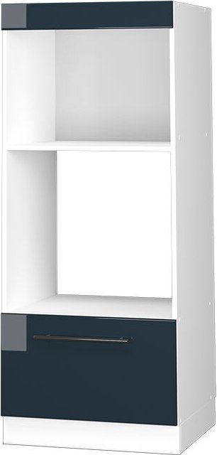 Vicco - Küchenschränke Fame-Line, Dunkelblau Hochglanz, 60 cm offen