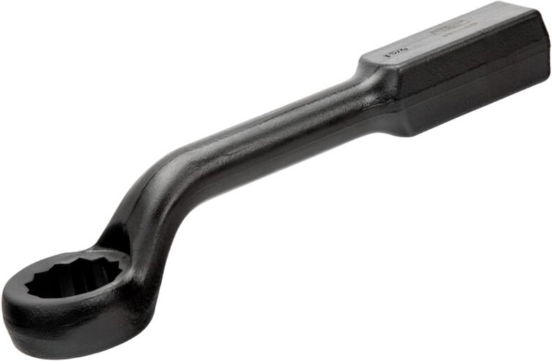 Tiefgekröpfter 1-1/8 Schlag-Maulschlüssel mit Ringende, 279 mm - Bahco