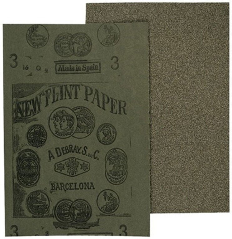 Pack. 50 Blatt Holzschleifpapier Nr. 00 180 Medaillen