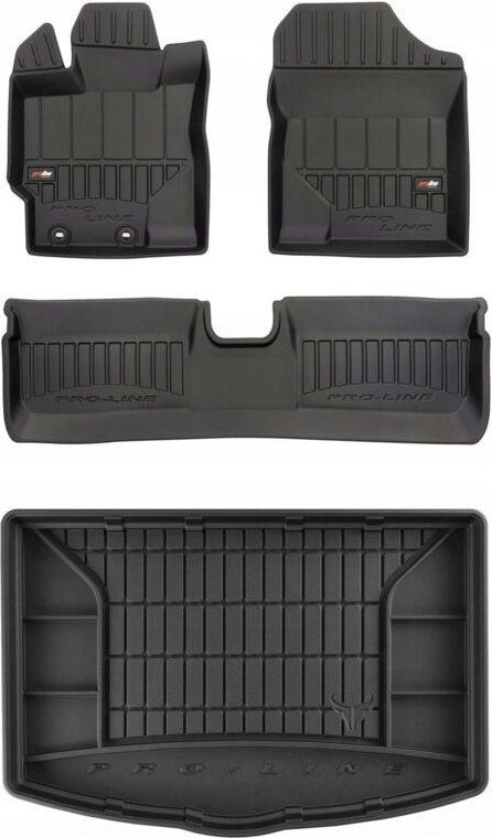 SET 3D Gummimatten Toyota Yaris 3 HB 2011-2020 5-Türer