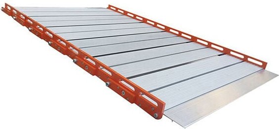 Thumbnail - Roll-A-Ramp Rollstuhlrampe 2440mm wetterfest - Breite 910mm - Höhenunterschied 732mm - ROLL24090H