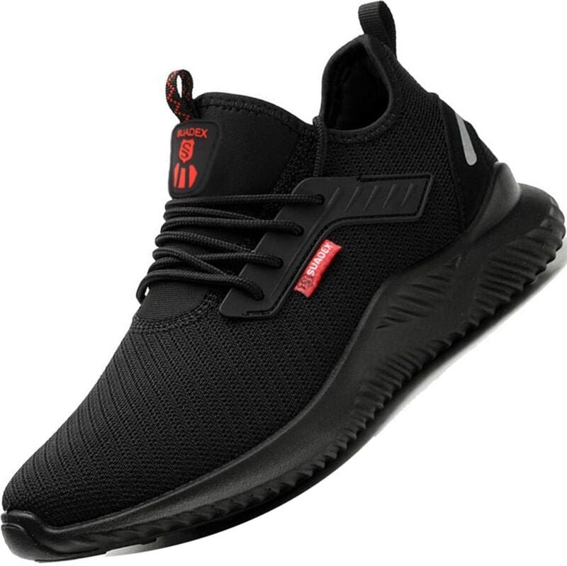 Sicherheitsschuhe Herren Damen Leichte Bequeme Sicherheits-Sneakers Rutschfeste Atmungsaktive Arbeitsschuhe (Farbe : B, ...