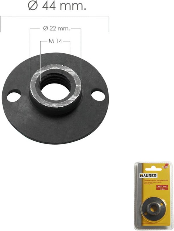 Tuerca Soporte Amoladora Para Discos