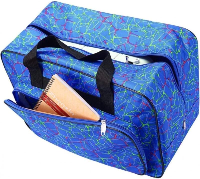 Bluedeer - Nähmaschinentasche Nähmaschine Tasche Aufbewahrungstasche Blau Groß