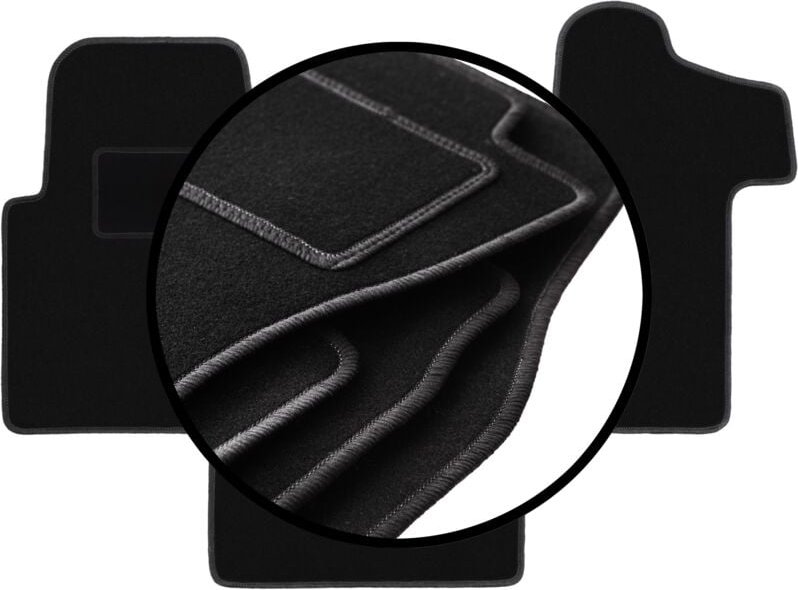 Komplettset Veloursmatten für: Renault Master II Kastenwagen (2010-)