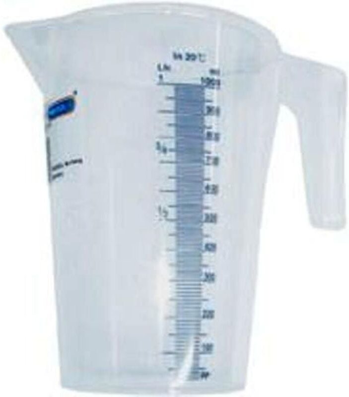 Messbecher transparent 1 l - Cartrend