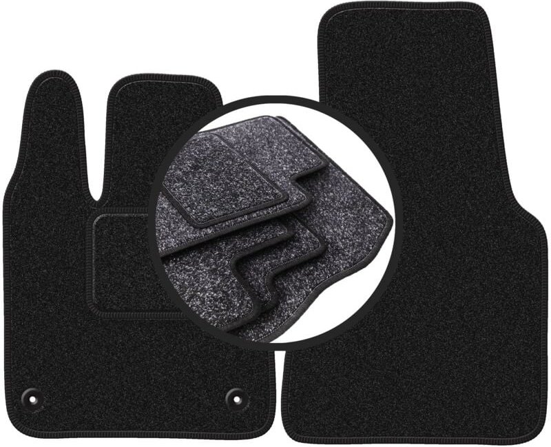 ANTHRA Autofußmatten für: Smart Fortwo III Schrägheck (2014-2020)