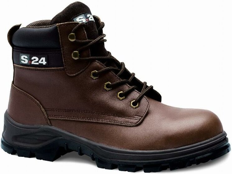 S 24 Bossi Industrie - Sicherheitsschuh S24 jungle S3 - Vollblüte braun - Größe 45 - 5302