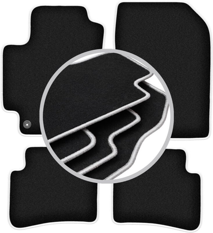 CARLUX-SILVER Autofußmatten für: Kia Stonic Crossover (2017-)