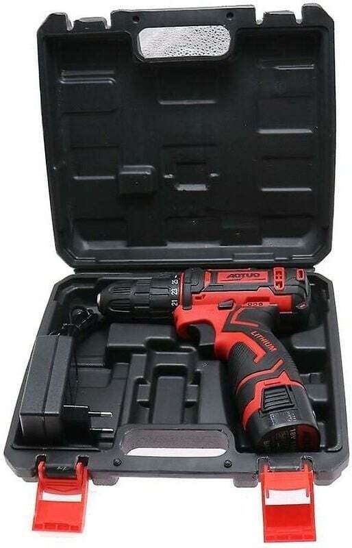 Mini-Akku-Bohrmaschine, tragbare wiederaufladbare Lithium-Bohrmaschine (12-V-Bohrmaschine)