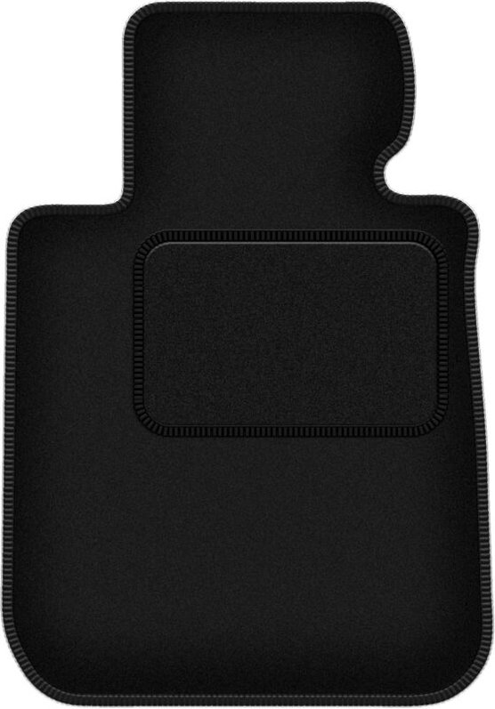 Fahrermatte schwarz für: BMW 1 E88 Cabrio (2008-2014)