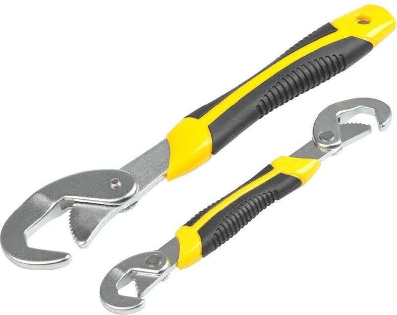 2-teiliger Universal-Maulschlüssel, verstellbarer Schraubenschlüssel, Multi-Werkzeug-Set, verstellbar, automatische Entr...