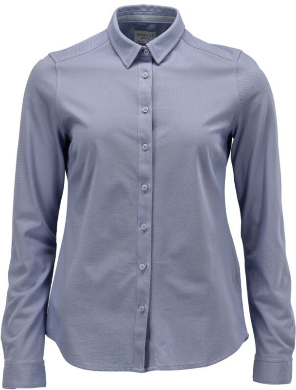Mascot - Hemd, klassische Damenpassform, Stretch Damenbluse Gr. 48, hellblau