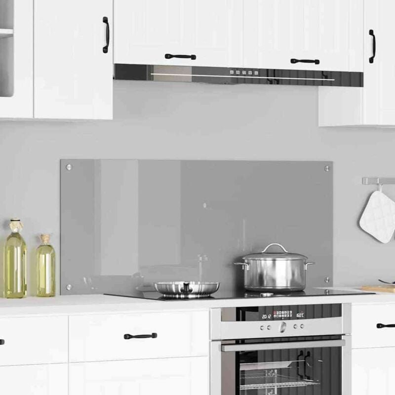 Küchenrückwand Hellgrau 120 x 50 x 0.6 cm Vidaxl