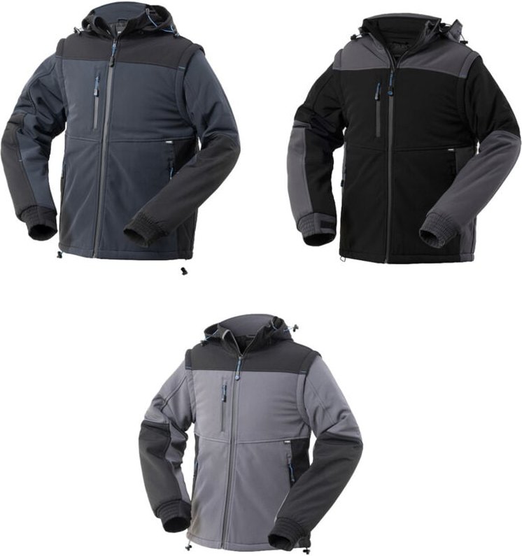 Rossini Siberia Softshell-Arbeitsjacke - s - Grau