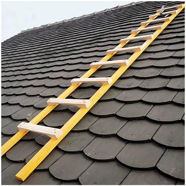 Matisère - Holz-Dachauflegeleiter 10 Sprossen - Länge 3.00m - HIM4035.28.300